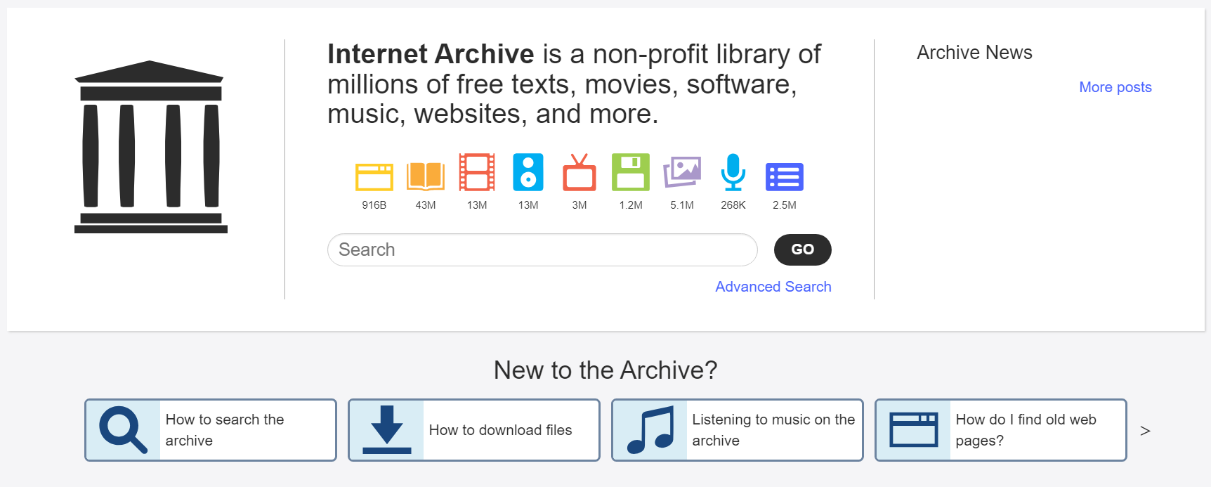 Wayback Machine Historical Website Viewer Interface